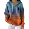 Women's Printed Hoodie Sweatshirt Long Sleeve Casual Top