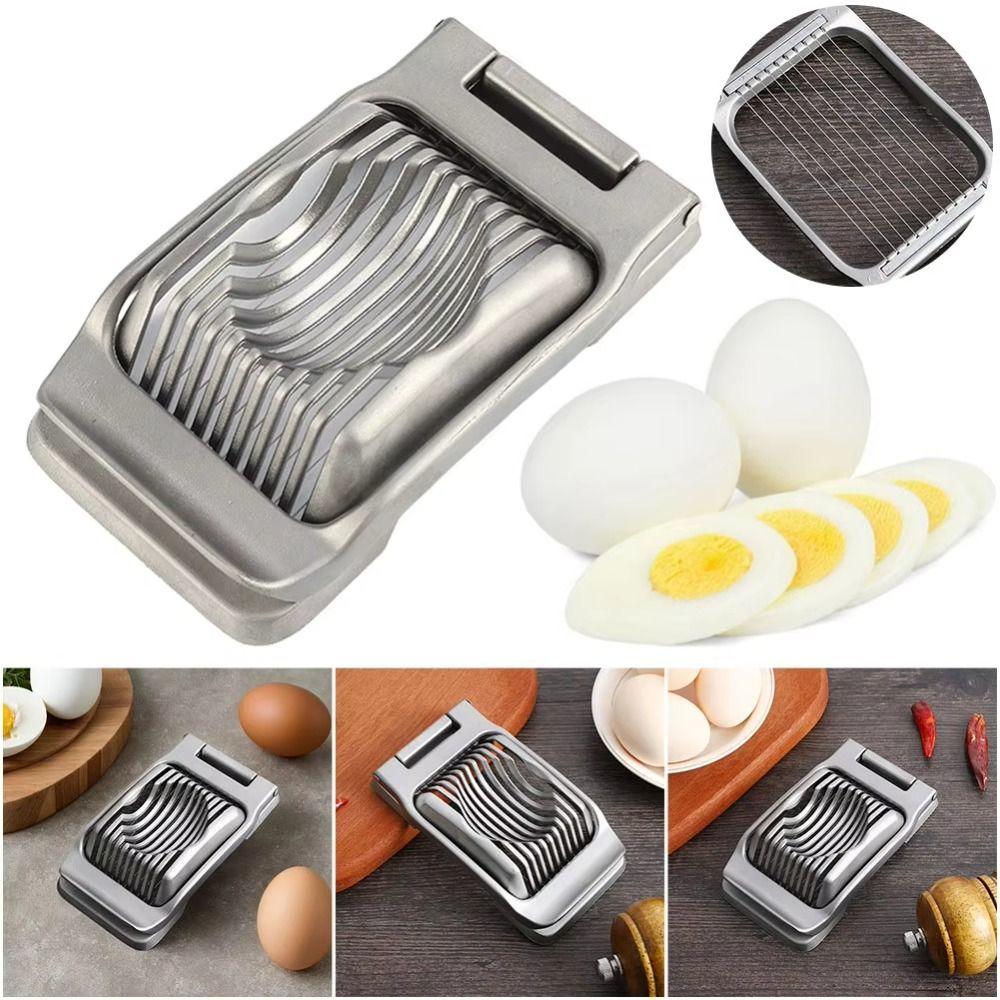 Heavy Duty Egg Slicer with Stainless Steel Wire Egg Cutter Convenient Strawberry Slicer  Tomato
