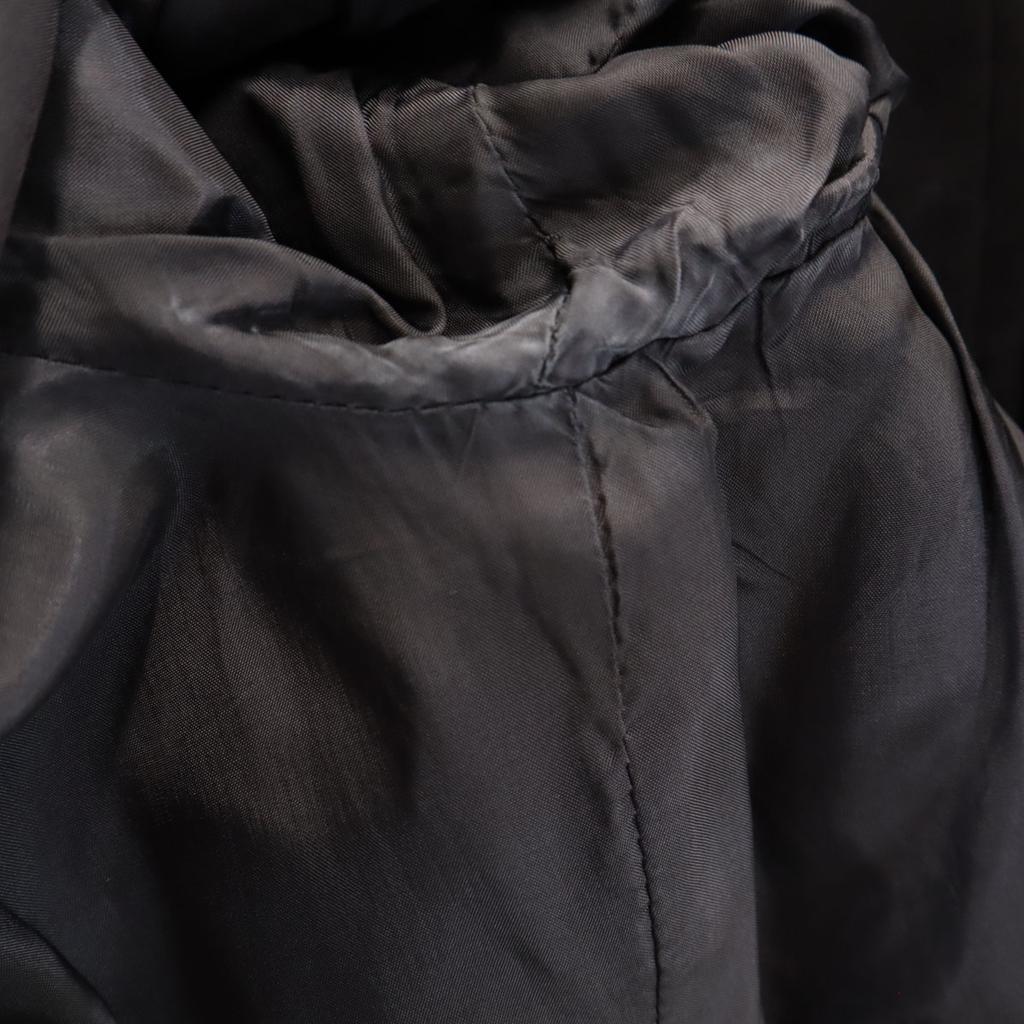 Emporio Armani 90s Italian Wool Old Pants Suit Setup 38/42 Black Women Used