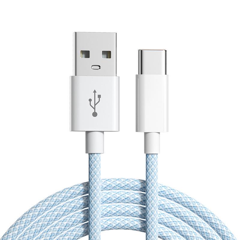 Fast Charging Braided Data Cable for Huawei & iPhone 15/15 Pro Max, PD 20W