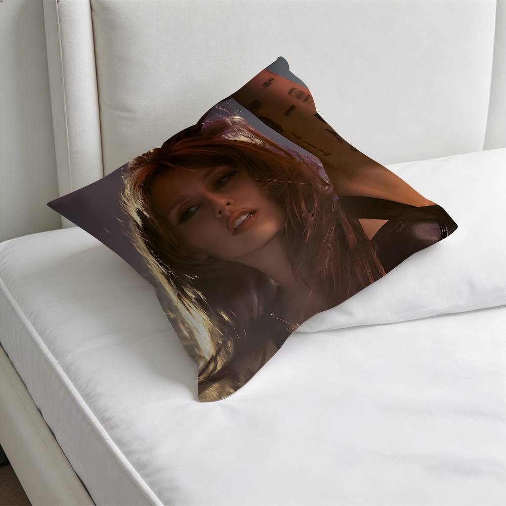 MMiley Cyrus Young You Decorative Square Pillow Cover Soft Comfortable Pillow Case Sofa Bed Home Decoration