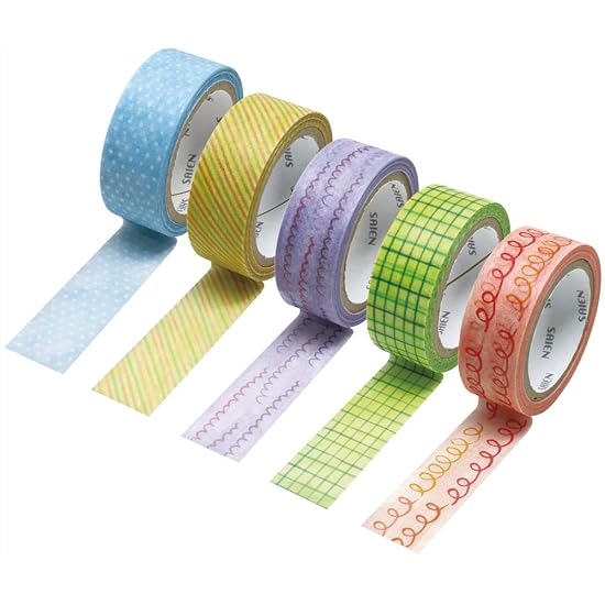 Kamiiso Sansho Made in Japan Masking Tape saien Supervised by Miki Tamura Chigiri-e (Torn Paper Art)
