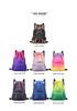 Customizable Logo Drawstring Backpack - Double Strap Gym, Basketball, Football, Fitness, Running, Hiking Bag