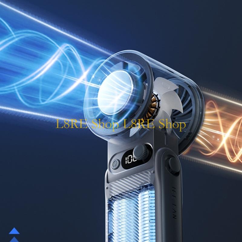 L8RE Air Cooling Fan Pocket Fan Small Desk Fan Handheld Fan 6000mAh Quiet Fan