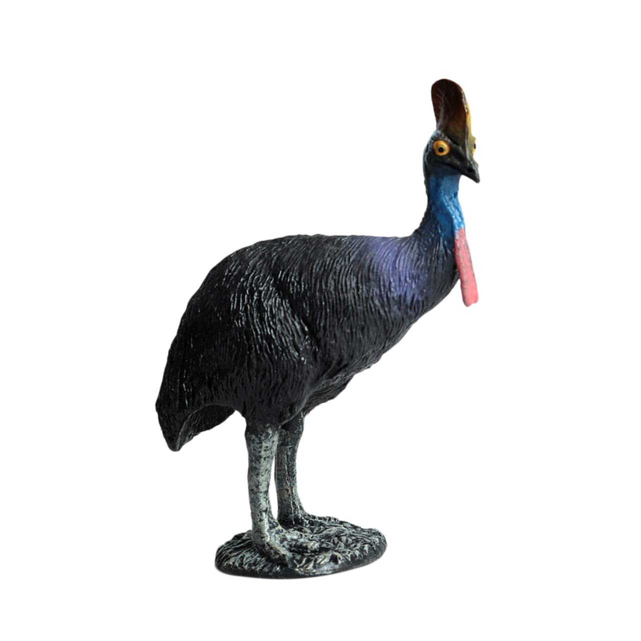 

Lurrose Cassowary Model Figurine, 3.7 Inch, Plastic, Wild Animal Home Decor, Tabletop Figurine, Kids Gift, Christmas Ornament, Home Decor