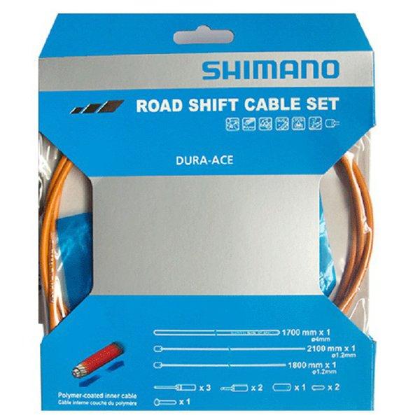 

Shimano Y63Z98980 [OT SP41 ROAD Комплект тросов переключения передач с полимерным покрытием, оранжевый]