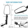 Rearview Mirrors Universal 8MM 10MM Side Mirror For KTM ADV BMW Honda CB650R Suzuki GSR400 Kawasaki Versys KLR650 Benelli TRK502