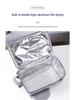 Waterproof Insulated Double-Layer Lunch Tote - Student & Office Bento Bag with Thick Aluminum Foil Lining