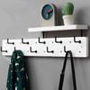 Wall Mounted Coat Racks with Storage Rack Multifunctional Clothing Organizers Hanger Hooks Portable Living Room Clothes Hangers