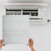 1Pc Air Conditioner Dust Screen Filter Me-sh Plastic For Hanging Air Conditioner Dust Filter 29.2/32/32.2/28.2cm