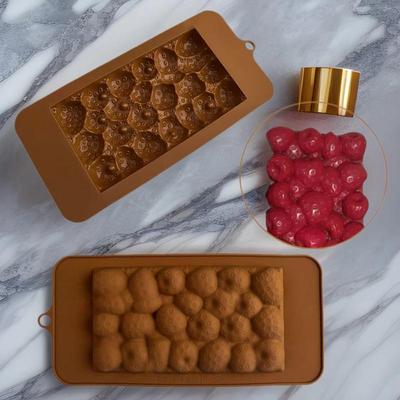 Jul Silikon Mousse Tårtform: Hallon, Jordgubb, Sandwich Chokladplatta Dekoration