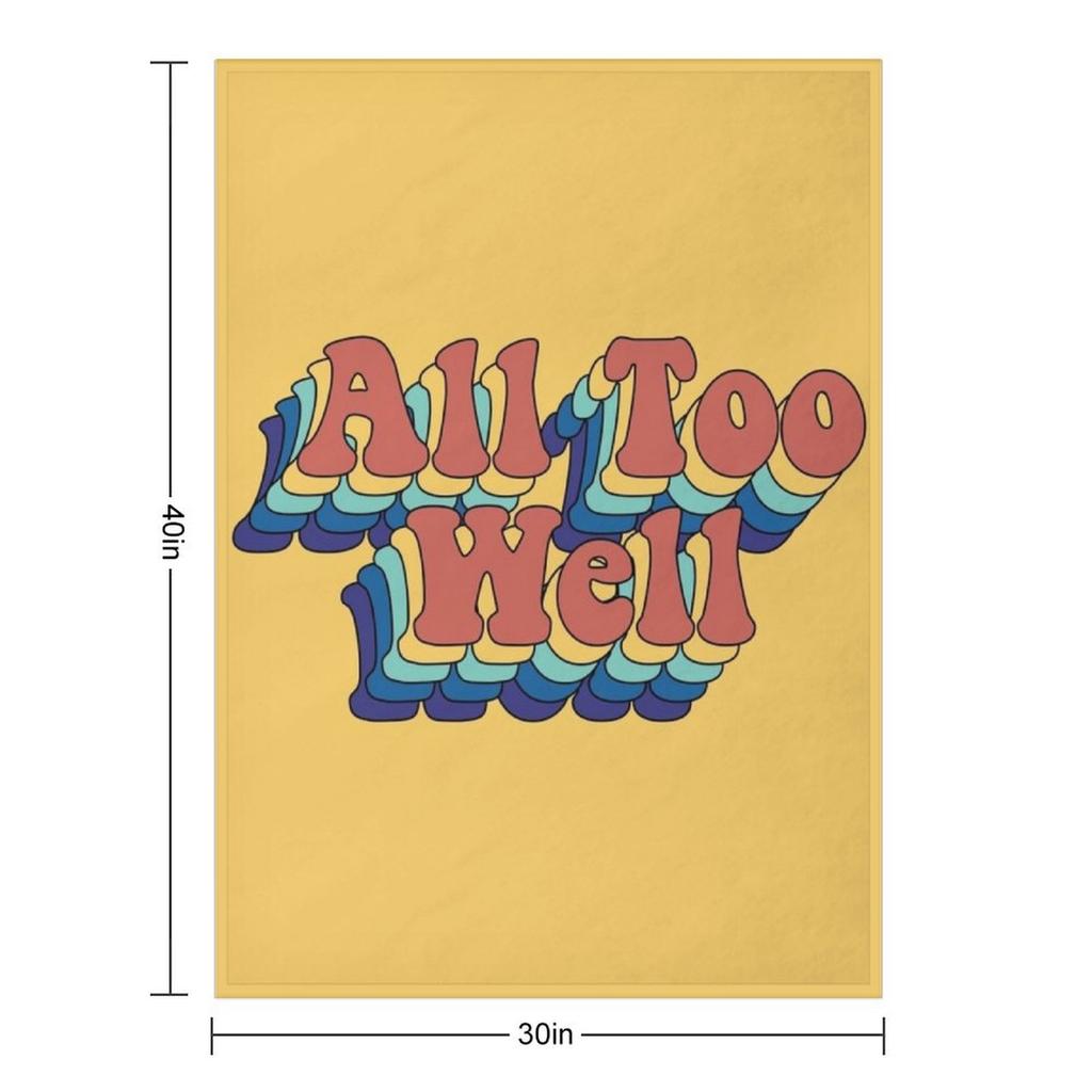 All too Well Throw Blanket Hairys Retros for winter Bed Blankets