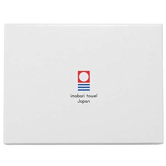 Nishikawa Imabari Towel Gift Face 1 Piece White Color 100 Cotton Soft Made Japan Box Included Blue
