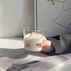 Cute Printed Glass Cups, Drinking Glassware , Bubble Cups for Iced Coffee, Juice, Beverage, Milk, Cocktails, Bubble Tea.
