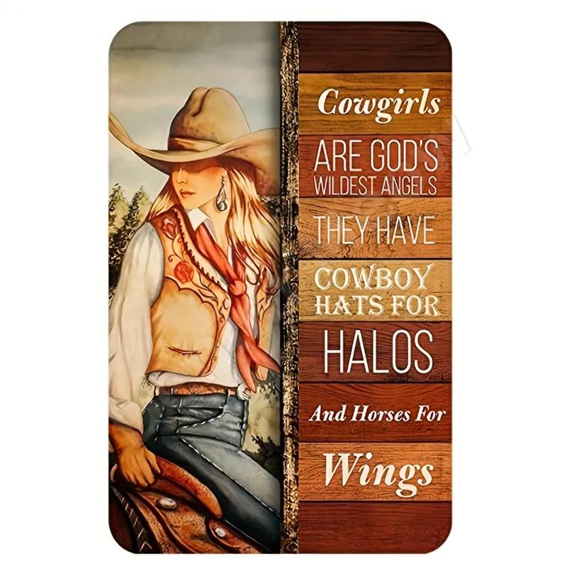 West Cowboy Tin Sign, I'm Your Huckleberry Vintage Metal Sign, Wall Art Poster, Dominic Sign for Bar, Garage, Cafe, Decor