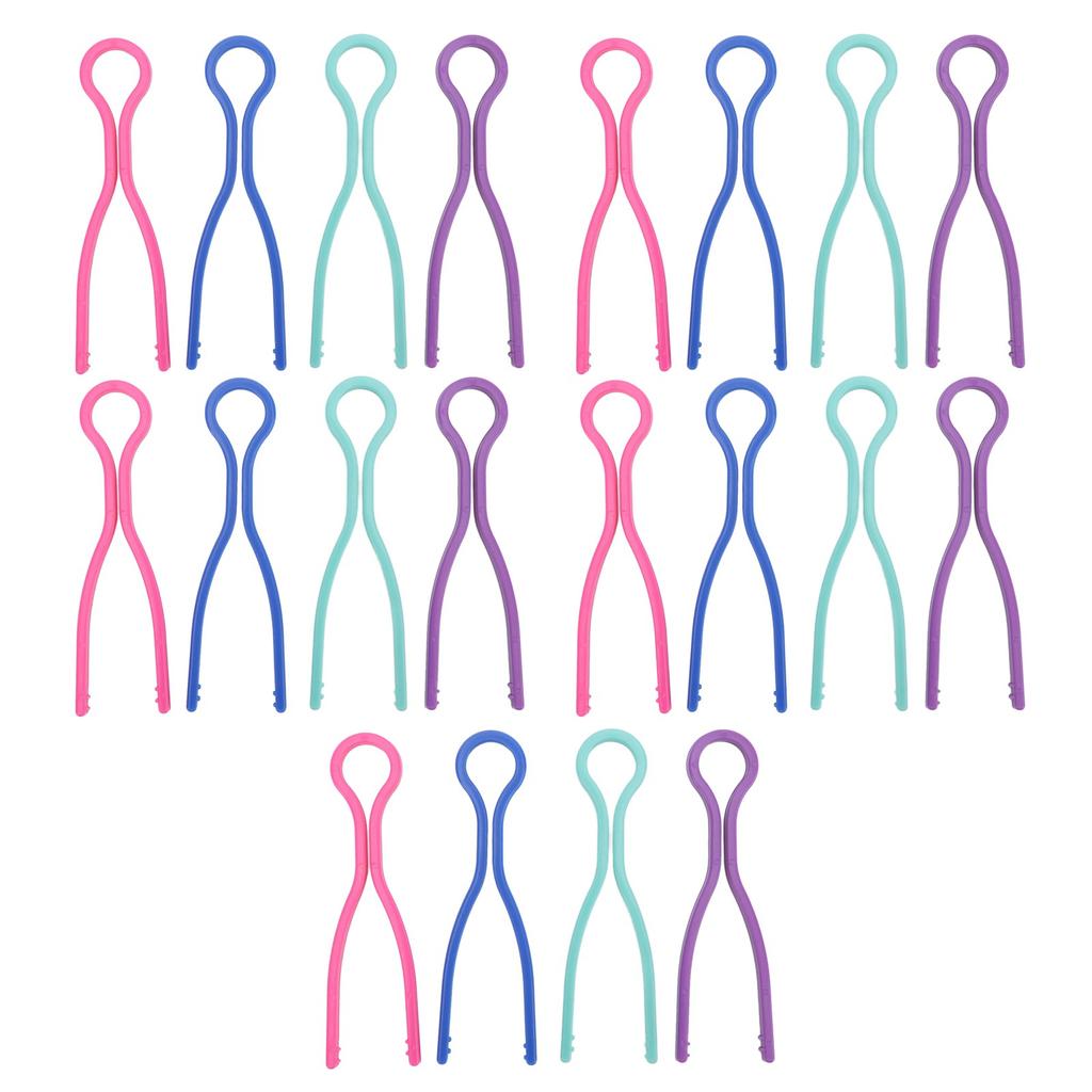 20pcs Bobbin Threads Clip Long Plastic Material Random Color Small Lightweight Portable Practical