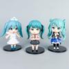 11cm Anime Neue Hatsune Miku Figur Mini Charakter Ornamente Kawai Grüne Hatsune Heim Schreibtisch Dekoration Erwachsenenspielzeug Kinder Geburtstagsgeschenk