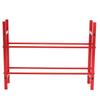 2Tiers RC Tyre Aluminum Alloy Shelf 1.9in Wheel Tire Storage Rack for SCX10 90046 D90 1 10 Model Crawler CarRed