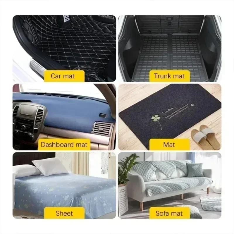 Selvklebende borrelåstape Husholdningsgulvmatter Sy Selvklebende. Med Anti-Slip Grip Tape Stickers Krok-og-løkke feste