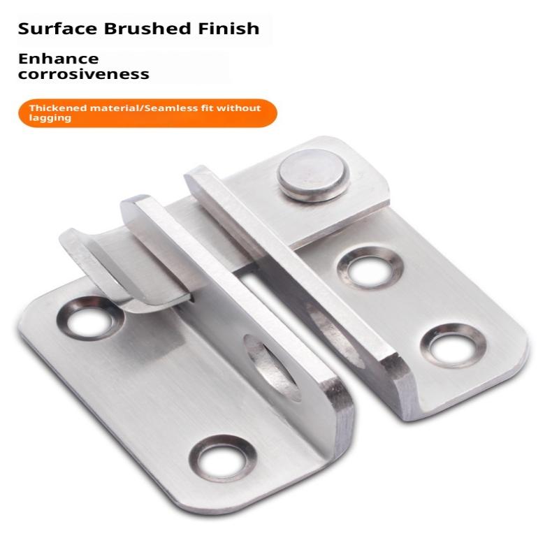 Neuer Verdickter Diebstahlsicherer Türschlossriegel Edelstahl Sicherheits-Türriegel Vorhängeschloss Schrank Hängebolzen Heim Möbelbeschläge