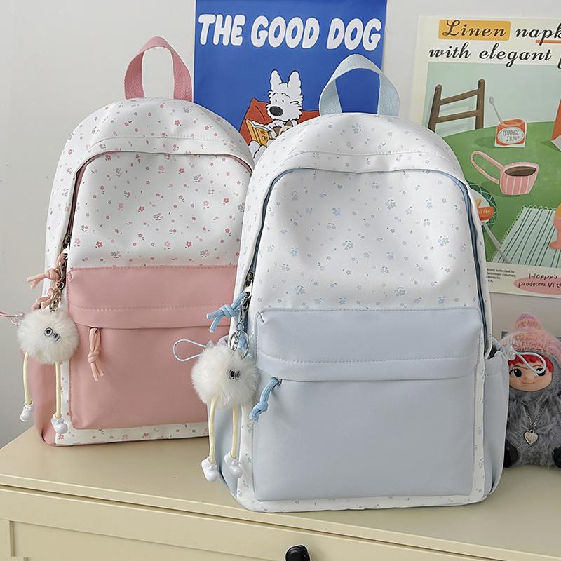 Schoolbag1011 Japanese cute schoolbag high value student backpack ins niche cute lightweight backpack large capacity