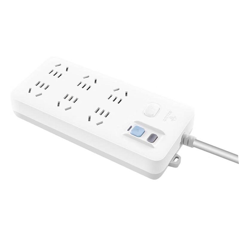 Bull GN-705 6-Outlet Power Strip with Leakage Protection CN Plug (adapter Included)