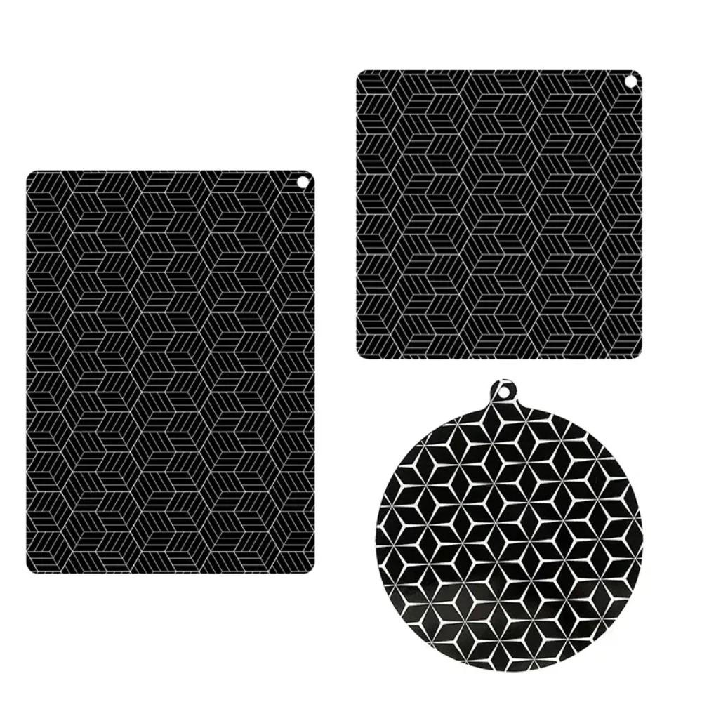 Anti Slip Induction Cooktop Mat Heat Insulating Induction Cooktop Protector Silicone Pad for Kitchen Countertops Dining Table