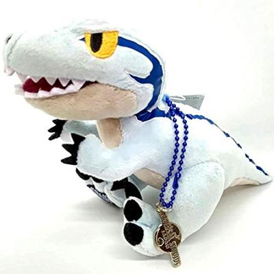 Blue Raptor Plush Toy with Ball Jurassic World Official Universal Studios Japan Keychain Chain, Merchandise,
