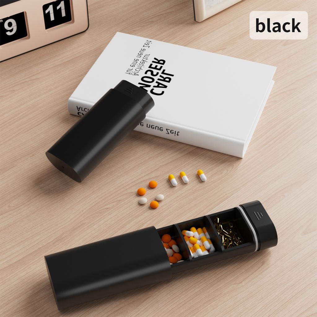 New Portable 3 Grids Travel Small Pill Box Cases Container Organizer Storage Tablets Vitamin Pills Medicine FishOils Separation