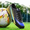 Chaussures de Football Homme Professionnelles Match de Société Futsal Crampons Longs Chaussures de Stade Ajustées Haute Qualité Adhérence Antidérapante Chaussures de Football