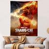 Shang-Chi Legend of Ten Rings Tapestry Wall Hanging, Marvel Kung Fu Hero Art, Action Wall Decor for Bedroom Gaming Room