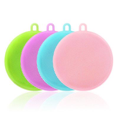 Multifunctional Silicone Brush Silicone Dishwashing Brush Decontamination Pot Bowl Cleaning Brush