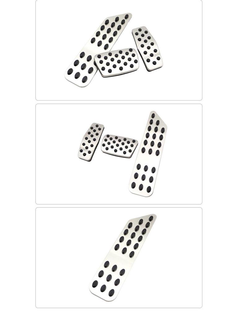 Antypoślizgowe nakładki na pedały do Chevrolet Cruze - Gaz, Hamulec, Podnóżek Akcesoria do wnętrza