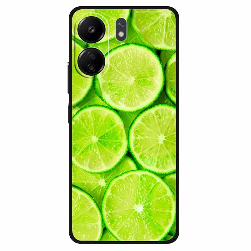 Funda For Xiaomi Poco C65 Case Soft Lion Wolf Black Shockproof Back Cover for Poco C65 C 65 Soft Case Poco C65 Cool Soft Bumper