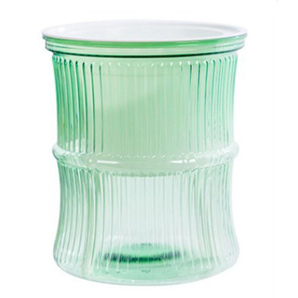 

Wear-resistant Imitation Glass Flower Pot Safety Lazy Hydroponic Flower Pot Garden зелёный