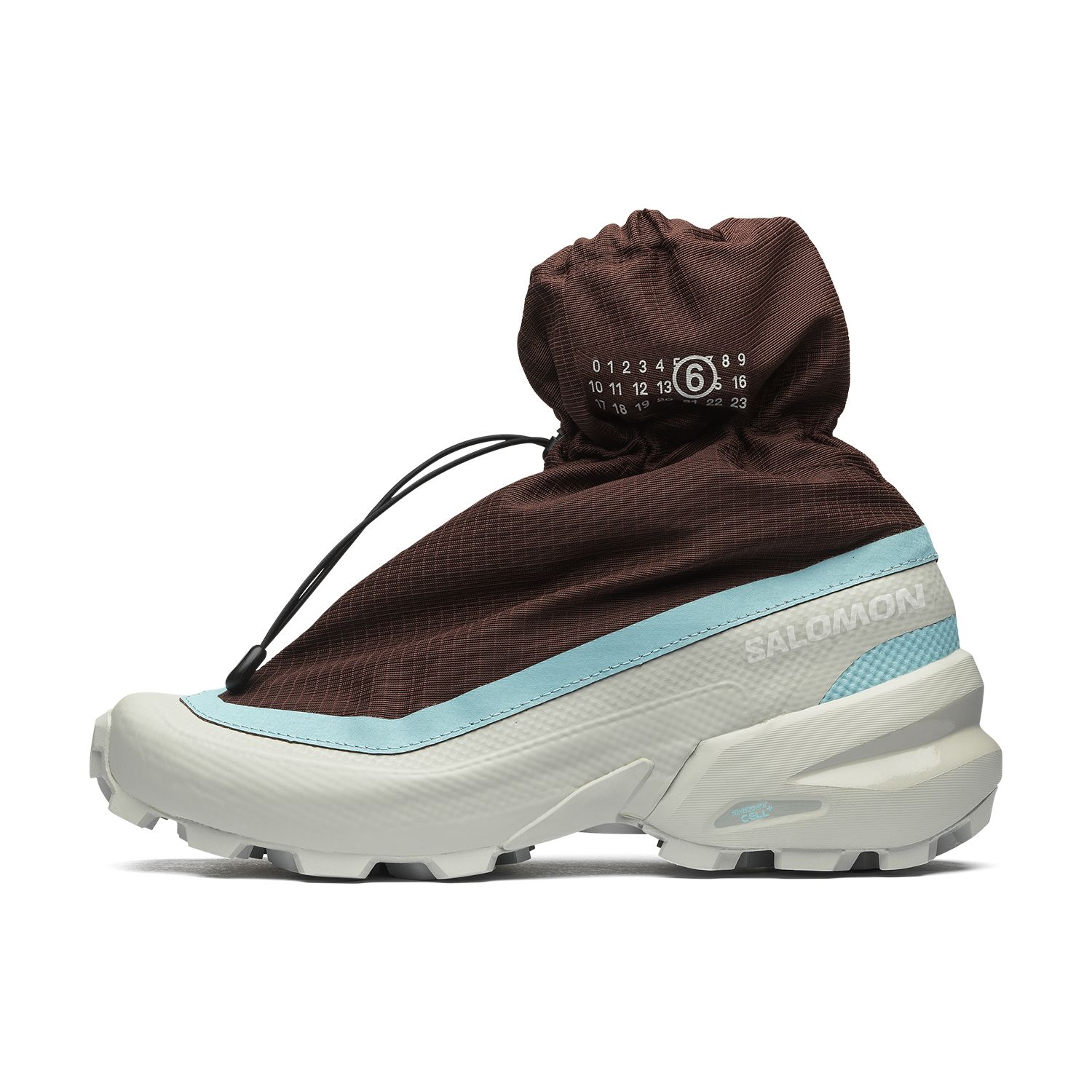 

MM6 Maison Margiela X Salomon Cross Mid Outdoor Функциональная Спортивная Амортизация Повседневная Обувь Унисекс Кроссовки Темно-Шоколадный 474066 38