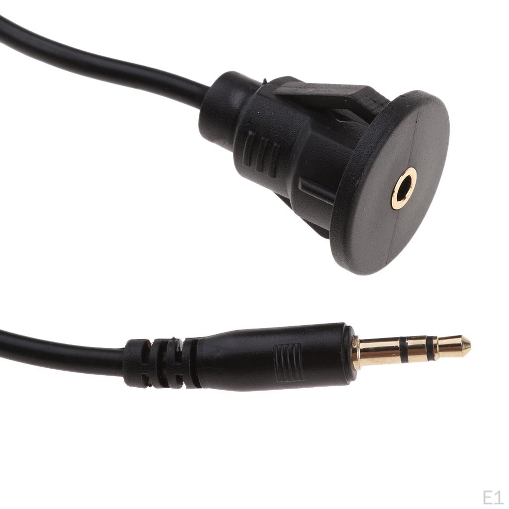 , 5mm Aux Extension Bracket Female With Mounting