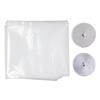 Window Insulation Film Kit for Cold Heat Thicker Reusable Adhesive Cuttable Clear Window Insulating Film 188 X 200cm