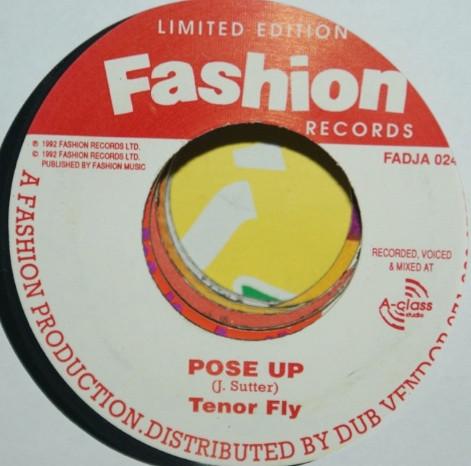 7inch Record TENOR FLY - Pose Up FADJA024 Fashion Records 1992 UK Reggae, Ska & Dub Used