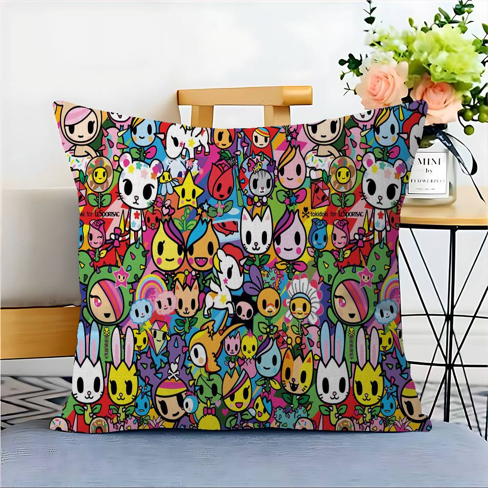 Japan T-Tokidoki Personalized Pillow Cover Kids Bedroom Wild Party Decor Pillowcase Kid Birthday Shower Gift