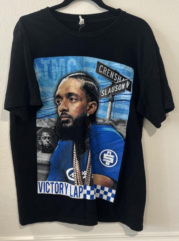NIPSEY HUSSLE Crenshaw Slauson Hip Hop Rap HU$$LE Large Unisex T-Shirt XXL