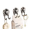 Suction Cup Double Hook Tissue Holder - Strong Adhesive, No-Drill, Multi-Functional for Toilet, Kitchen, or Bathroom.