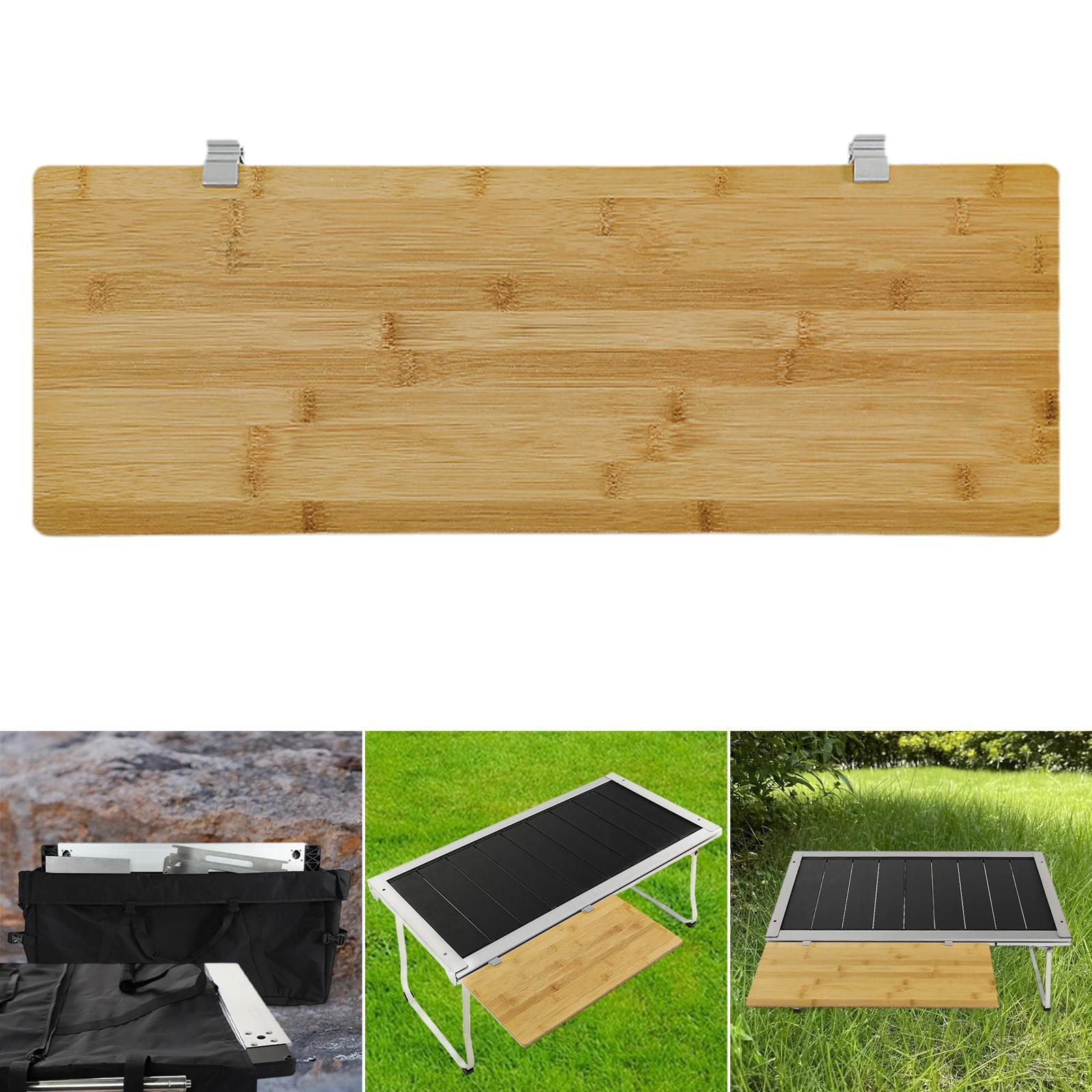 

Бамбуковая приставка для походного стола для гриля и использования в автодоме 52cmx22.2cm