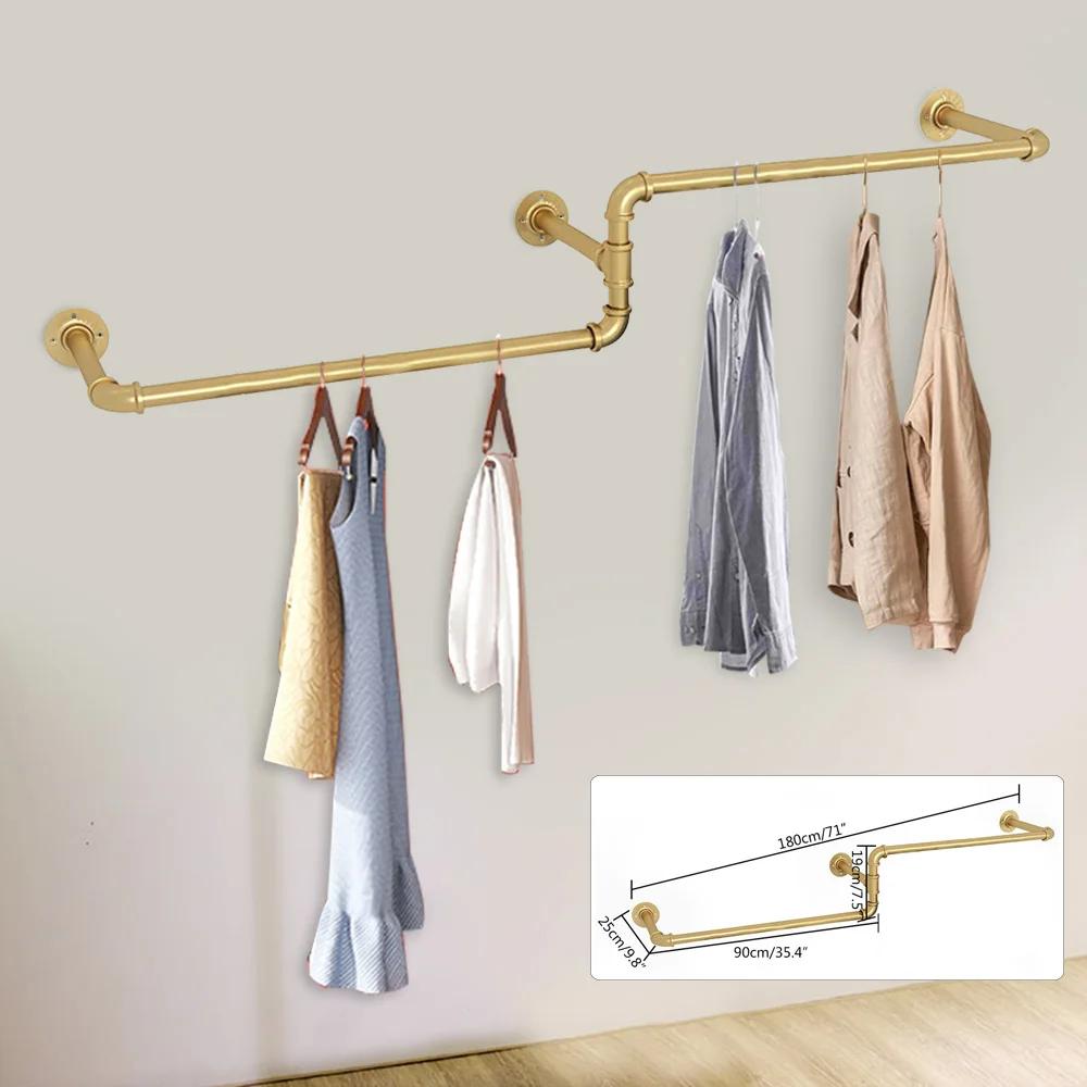 Промышленная открытая напольная вешалка для одежды Стойка для демонстрации одежды Регулируемая по высоте Устойчивая к ржавчине Система хранения в шкафу для магазина/спальни United States