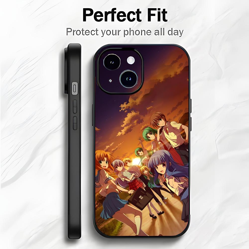 

Mystery Japanese Anime W-When They Cry Phone Case Phone Case Soft Packaging Lightweight For iPhone17 16 15 14 13ProMax iphone17air