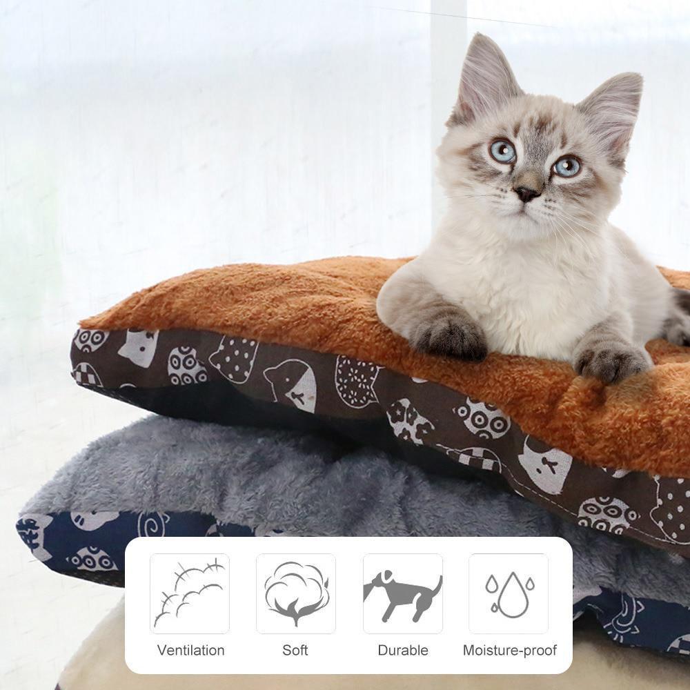 Couverture en flanelle douce pour animaux de compagnie, tapis de lit épais en polaire pour chiot, chien, chat, coussin de canapé, garde au chaud, couverture de couchage pour chats, tapis de maison
