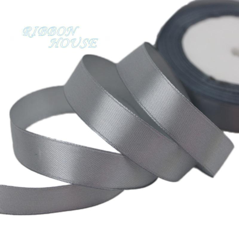 (25 yards/roll) 15mm single face Satin Ribbon Webbing Decoration Gift Christmas Ribbons