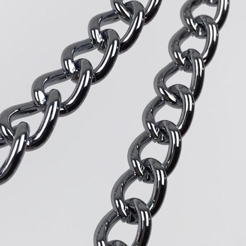 Metal Punk Layered Chain Keychains for Men Waist Key Chain Wallet Jeans Hip-hop Pants Belt Chains Jewelry Accessories