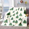 2026 New Arrivals 1pc Cozy Christmas Tree Flannel Throw Blanket - Soft, Warm & Versatile for Couch, Bed, Office, Camping All-Season Gift Idea