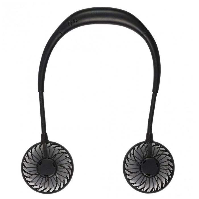 

Ventilateur - LUMINEUX - Tour de cou - Noir - USB - 26x18 cm